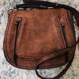 Brown Saddle bag